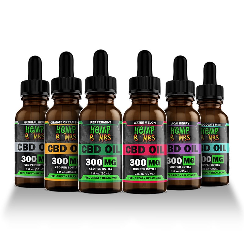 Hemp Bombs CBD oil tinctures