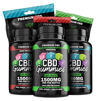 Hemp Bombs product range